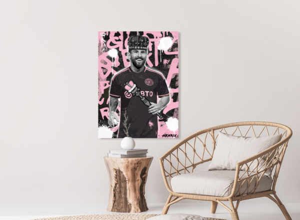 Wall Art featuring Lionel Messi- Miami Majesty