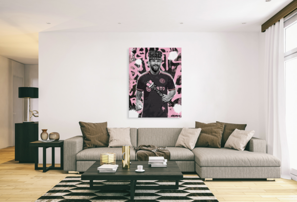 Wall Art featuring Lionel Messi- Miami Majesty