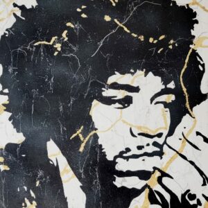 Original painting by Henrix featuring Jimi Hendrix