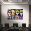 "Bo$$ Ladies" by Henrix. Artwork features four fashionable and powerful women in suits