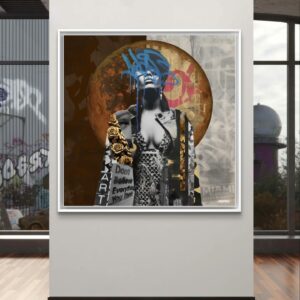 Don't Believe Everything You Think canvas print – pop art by Miami artist Henrix