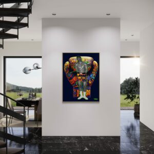 Fight For Life Canvas Print – Charity event pop art portrait by Miami artist Henrix