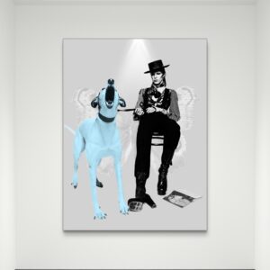 David Bowie canvas print – limited edition pop art by Miami artist Henrix