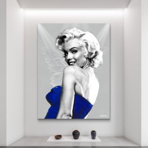 Monroe original painting 2024 by Henrix Marilyn Monroe silver icons artwork