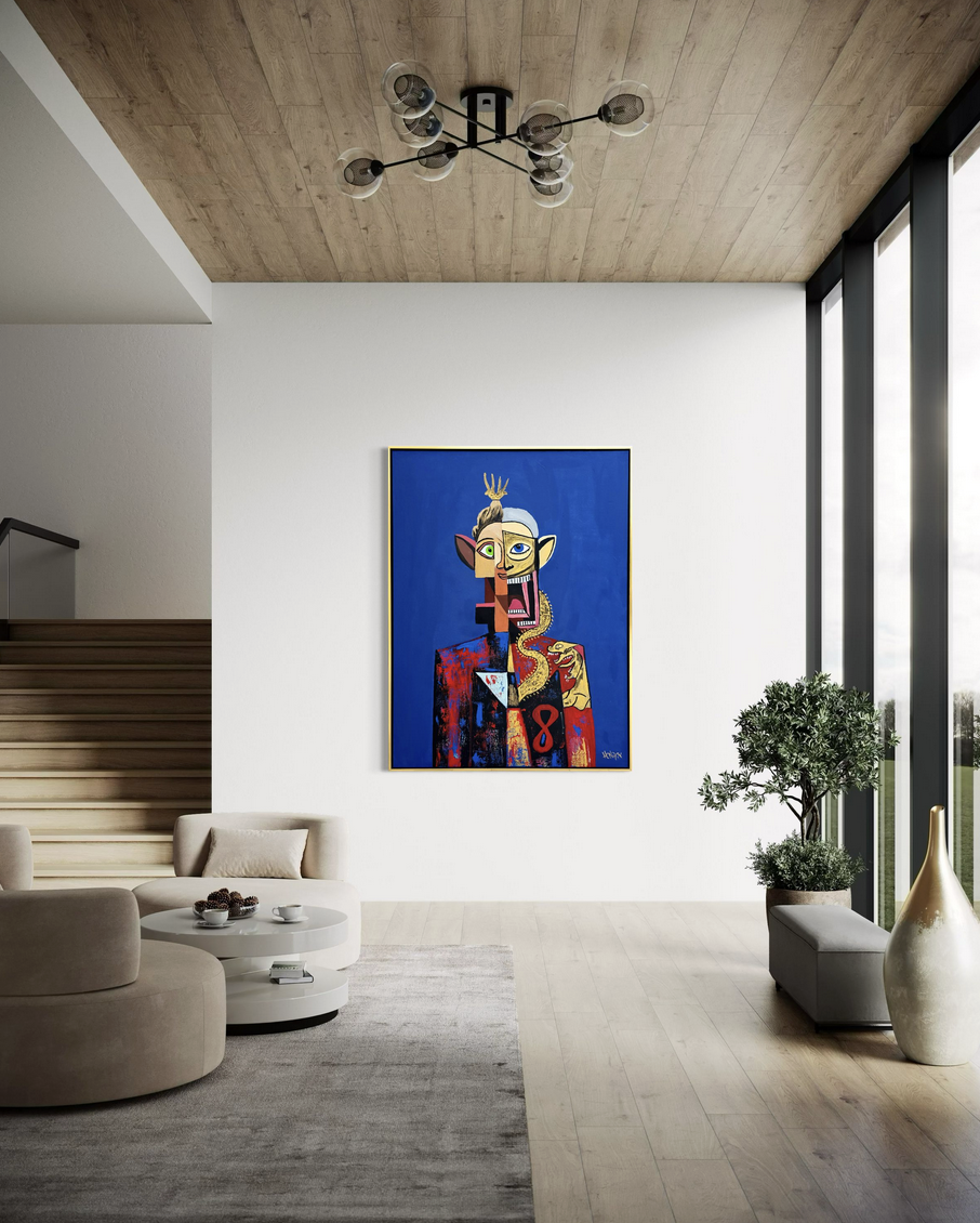 Leto Striking Fashion Art canvas print by Miami artist Henrix