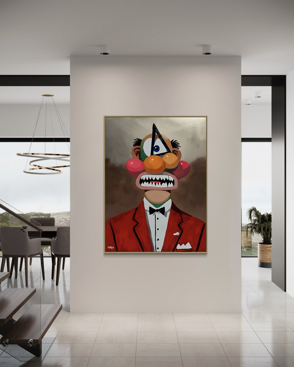 A Beautiful Nightmare – original painting by Miami artist Henrix