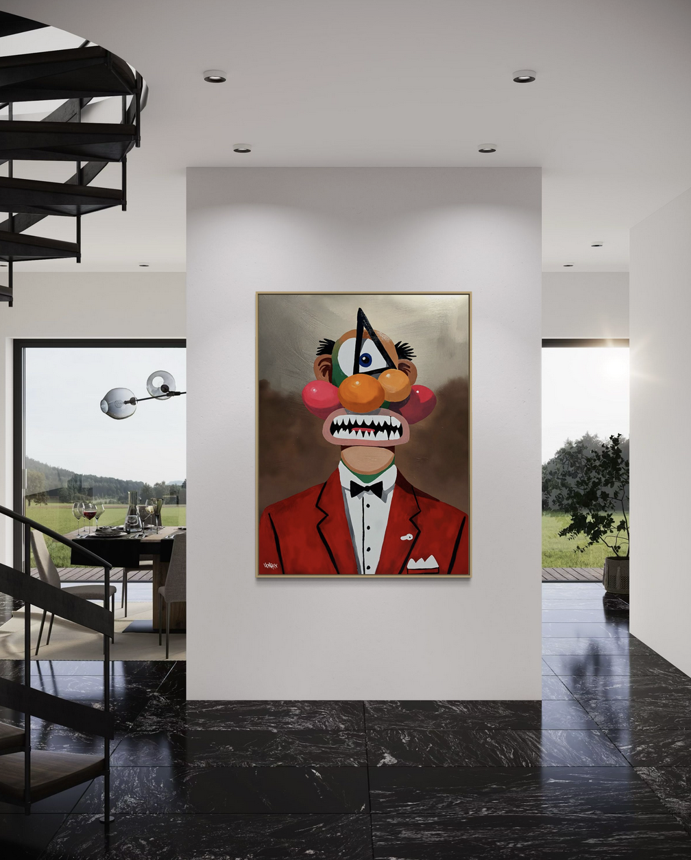 A Beautiful Nightmare by Henrix – bold brushwork and surface detail
