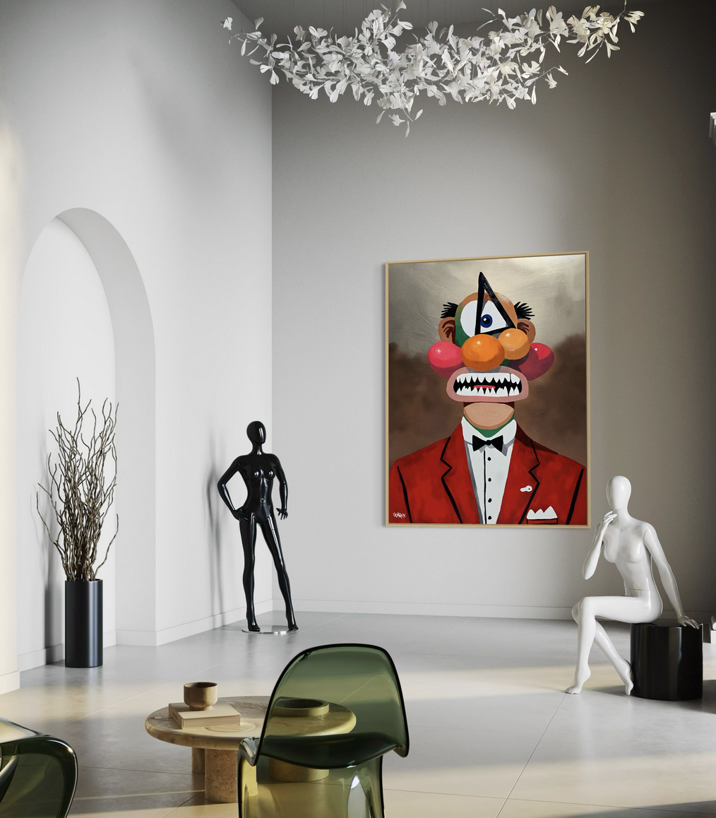A Beautiful Nightmare canvas print by Henrix – canvas edge and side view