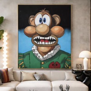 Ursi canvas print by Henrix bear character Phantasia series artwork