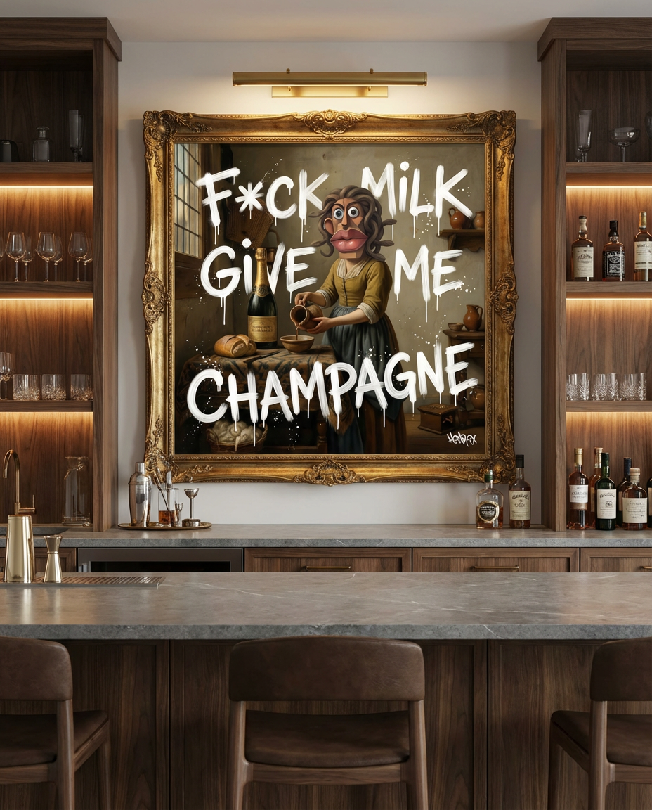 Give Me Champagne - Canvas Print - Image 4