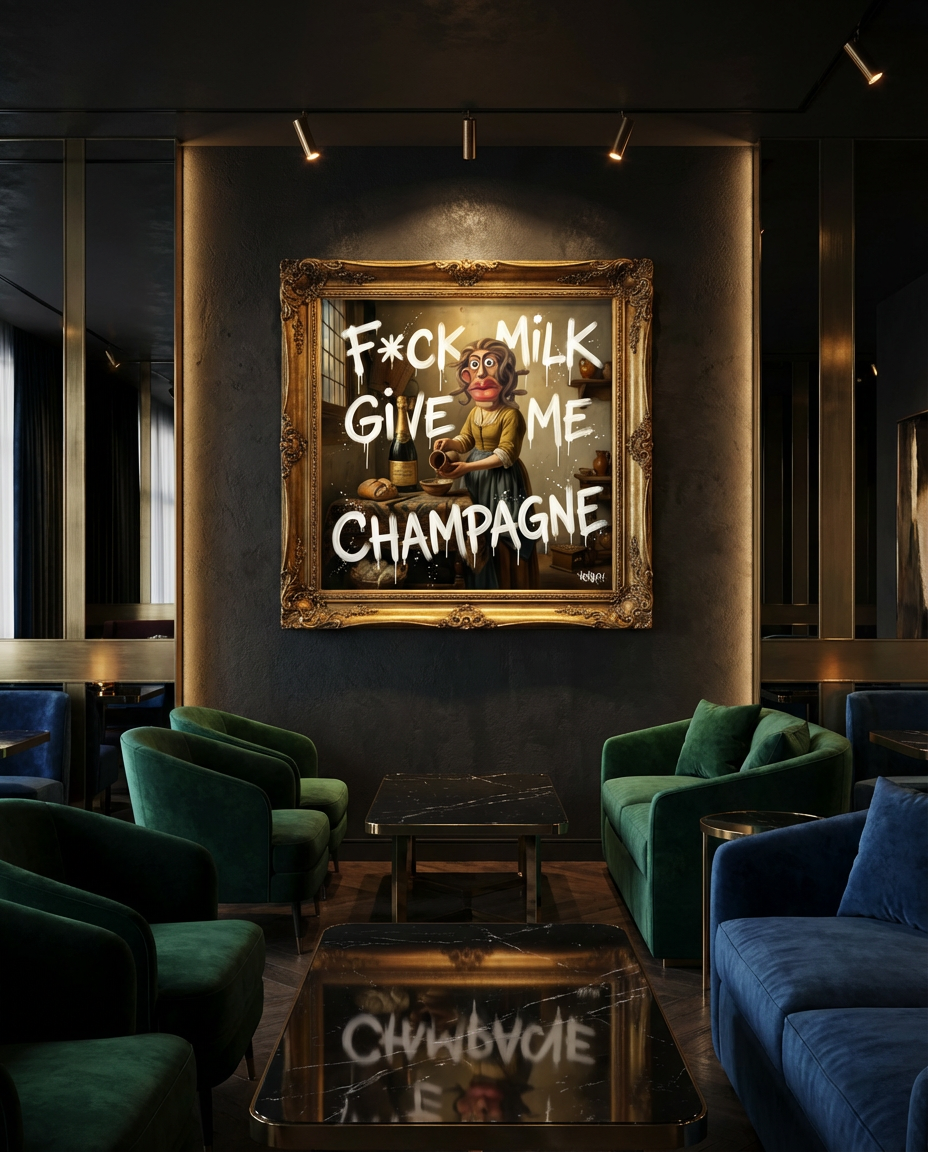 Give Me Champagne - Canvas Print - Image 3