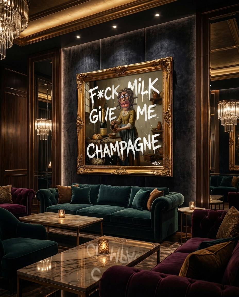 Give Me Champagne - Canvas Print - Image 2