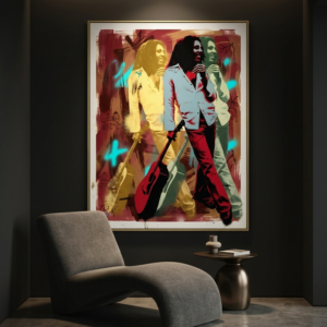 This Could Be Love original painting Bob Marley portrait by Henrix