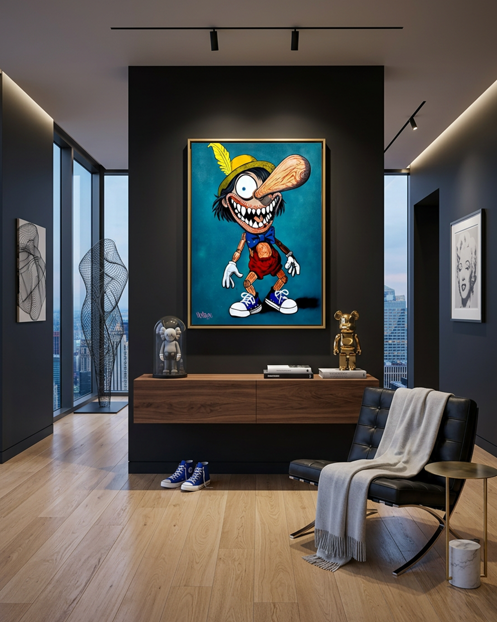 Pinocchio's Nightmare original artwork by Henrix