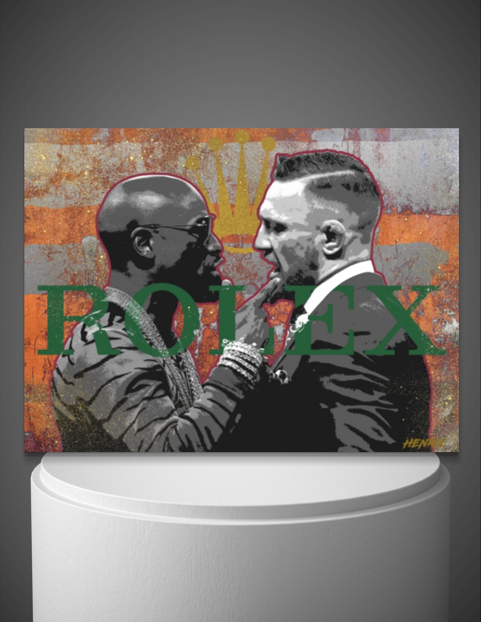 Mayweather versus McGregor retired artwork from The Vault